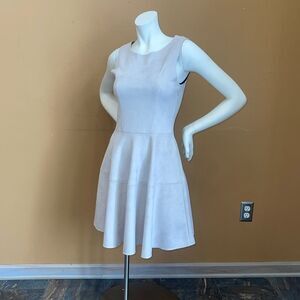 Blue Rain Women Ivory Casual suede Dress size small